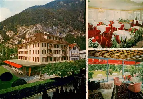 AK / Ansichtskarte  Interlaken_BE Kurhotel Horn Gastraeume