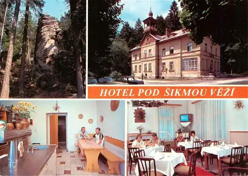 AK / Ansichtskarte 73945751 Cesky_Raj_CZ Prachovske Skaly Hotel Pod Sikmouvezi Horni Lachov