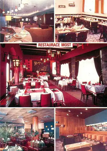 AK / Ansichtskarte 73945764 Most_Bruex_CZ Restaurace Most Gastraeume