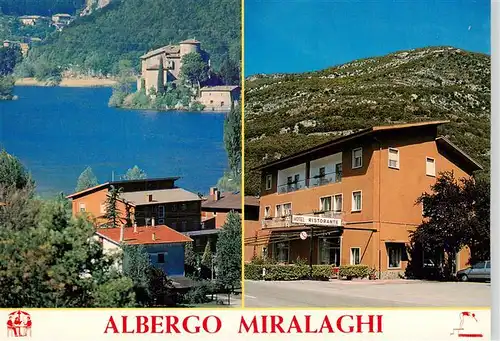 AK / Ansichtskarte 73945766 Padergnone_Trento_IT Albergo Miralaghi Castel Toblino di Fausto Rigotti