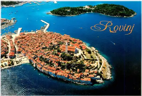 AK / Ansichtskarte  Rovinj_Rovigno_Istrien_Croatia Fliegeraufnahme