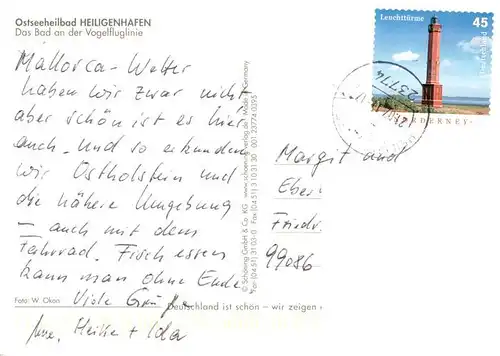 AK / Ansichtskarte  Heiligenhafen_Ostseebad Das Bad an der Vogelfluglinie