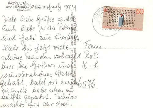 AK / Ansichtskarte  Limburg__Lahn Teilansicht