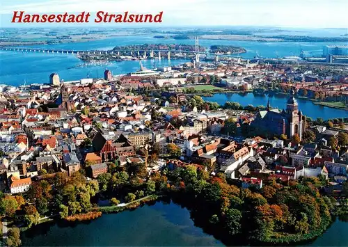 AK / Ansichtskarte  Stralsund Stadtpanorama Hansestadt