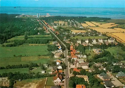 AK / Ansichtskarte 73945939 Sahlenburg_Cuxhaven Panorama Blick Richtung Strand