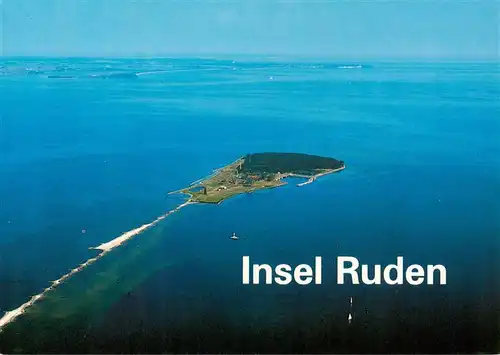 AK / Ansichtskarte  Insel_Ruden im Hintergrund Insel Ruegen