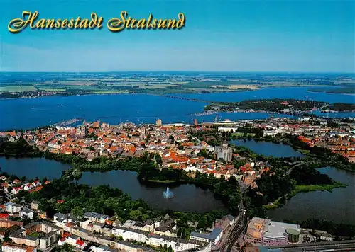 AK / Ansichtskarte 73945951 Stralsund Panorama Hansestadt