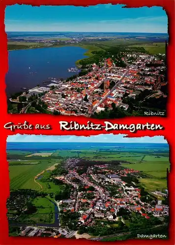 AK / Ansichtskarte  Ribnitz-Damgarten_Ostseebad Fliegeraufnahmen