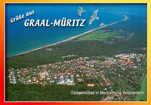 AK / Ansichtskarte 73945958 Graal-Mueritz_Ostseebad Fliegeraufnahme