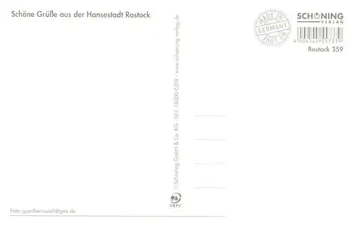 AK / Ansichtskarte 73945960 Rostock Stadtpanorama Hansestadt