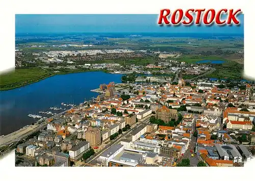 AK / Ansichtskarte  Rostock Stadtpanorama Hansestadt