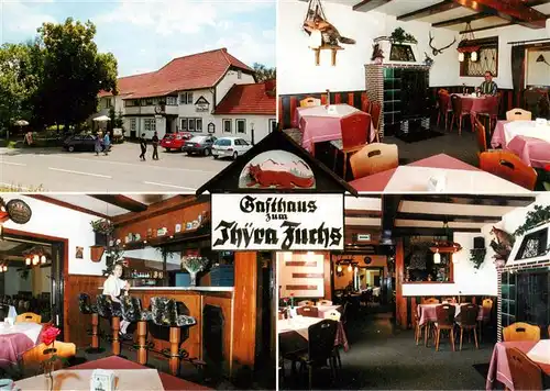 AK / Ansichtskarte  Uftrungen_Suedharz Gasthaus Zum Thyra-Fuchs Gastraum