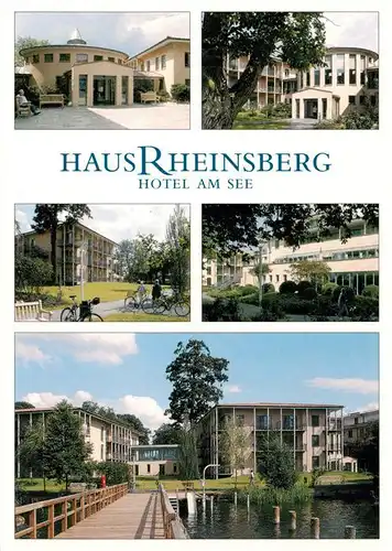 AK / Ansichtskarte 73945972 Rheinsberg_Brandenburg Haus Rheinsberg Hotel am See