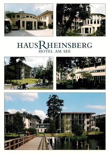 AK / Ansichtskarte 73945973 Rheinsberg_Brandenburg Haus Rheinsberg Hotel am See