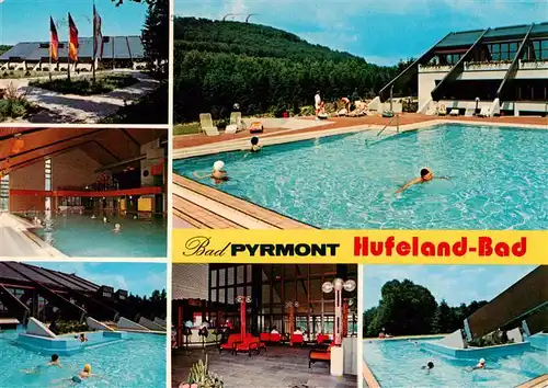 AK / Ansichtskarte 73945975 Bad_Pyrmont_Niedersachsen Hufeland-Bad Freibad Hallenbad