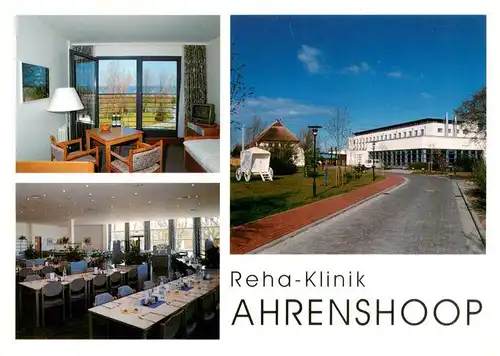 AK / Ansichtskarte 73945984 Ahrenshoop_Ostseebad Reha-Klinik Speisesaal Patientenzimmer