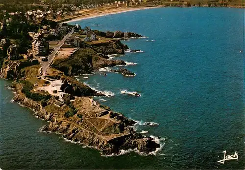 AK / Ansichtskarte  Saint-Lunaire Pointe du Décollé et plage de Longchamp vue aérienne