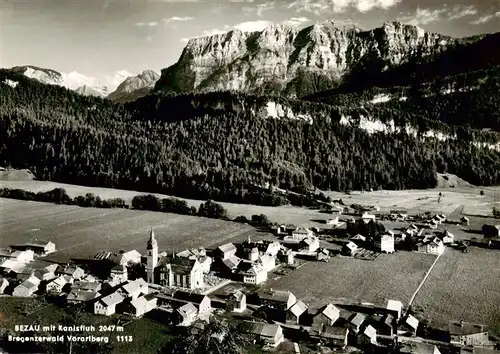 AK / Ansichtskarte  Bezau_Vorarlberg Panorama mit Kanisfluh Alpen