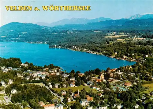 AK / Ansichtskarte  Velden__Woerthersee_AT Panorama Blick gegen Karawanken