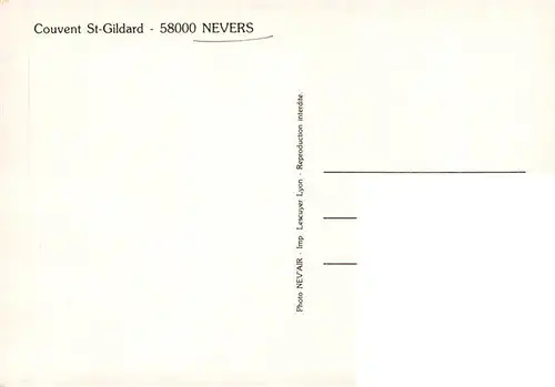 AK / Ansichtskarte  Nevers_58_Nievre Couvent St. Gildard Kloster