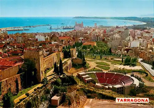 AK / Ansichtskarte  Tarragona_ES Vista general Arena Hafen Kueste