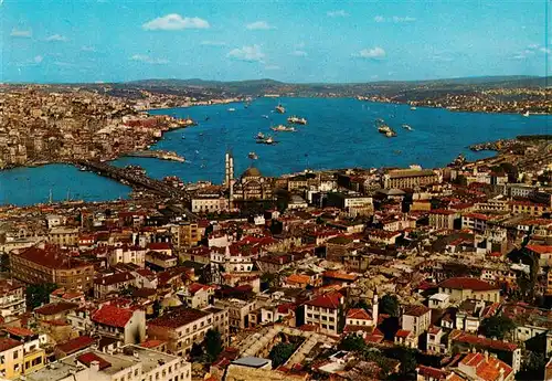 AK / Ansichtskarte 73946051 Istanbul_Constantinopel_TK Stadtpanorama Galata Bruecke Bosphorus ueskuedar