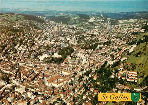 AK / Ansichtskarte  St_Gallen_SG Fliegeraufnahme