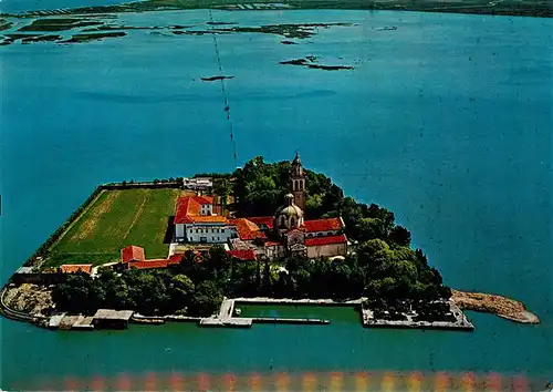 AK / Ansichtskarte 73946085 Grado_Gorizia_IT Isola e Santuario di Barbana veduta aerea