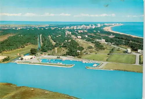 AK / Ansichtskarte  Lignano_Riviera_IT Darsena Marina Uno dall aereo