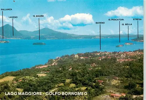 AK / Ansichtskarte 73946111 Borromeo_Stresa_Lago_Maggiore_IT Panorama