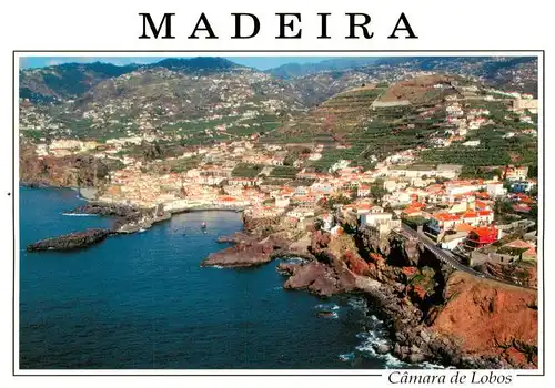 AK / Ansichtskarte 73946151 Camara_de_Lobos_Madeira_Portugal Fliegeraufnahme