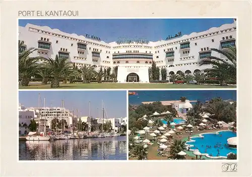 AK / Ansichtskarte  Port_El-Kantaoui_Tunesie Hotel Hannibal Palace Swimming Pool Yachthafen