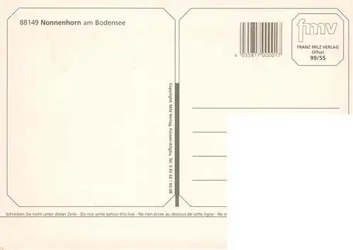 AK / Ansichtskarte  Nonnenhorn Fliegeraufnahme