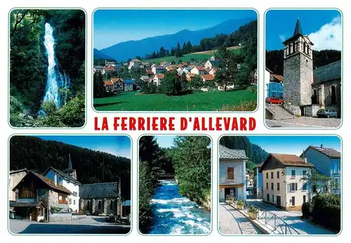 AK / Ansichtskarte  La_Ferriere_d_Allevard_38_Isere Et la Cascade du Pissou