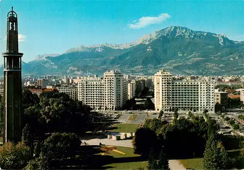 AK / Ansichtskarte  Grenoble_38 Tour de lExposition Parc et Place Paul Mistral Le Park Hotel