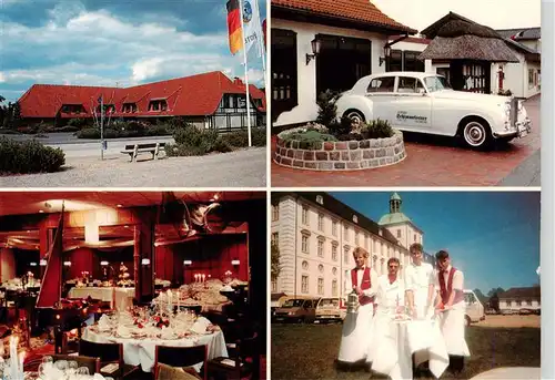 AK / Ansichtskarte 73946206 Silberstedt_Schleswig-Holstein Hotel Restaurant Schimmelreiter Gastraum Rolls Royce Kellner