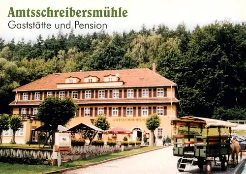 AK / Ansichtskarte  Eisenberg__Thueringen Amtsschreibermuehle Gaststaette und Pension