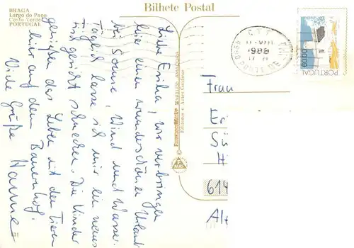 AK / Ansichtskarte  Braga_PT Largo do Paco