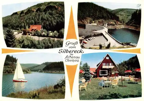 AK / Ansichtskarte 73946256 Altenau_Harz Panorama Haus Silbereck Seepartien