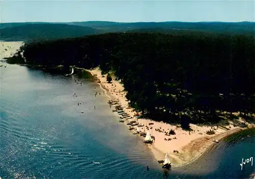 AK / Ansichtskarte  Lacanau_33_Gironde Le Camping du Tedey sur le Lac Vue aerienne