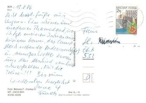 AK / Ansichtskarte  Buek_Buekfuerdoe_Bad_HU Hotel Halle Bad