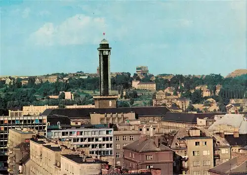 AK / Ansichtskarte  Ostrava_Maehrisch_Ostrau_CZ Nova radnice v pozadi dul Petr Bezruc