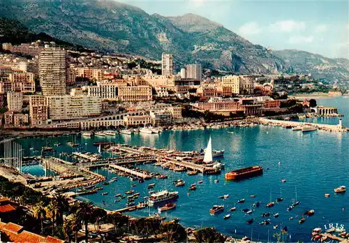 AK / Ansichtskarte  Monaco Le Port et Monte Carlo