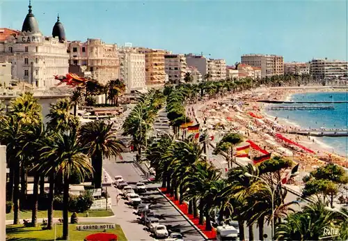 AK / Ansichtskarte  Cannes_06 Le Carlton le Miramar le Martinez et la Plage de la Croisette