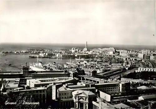 AK / Ansichtskarte  Genova_Genua_Liguria_IT Panorama