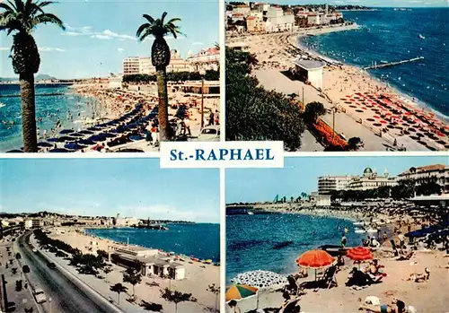 AK / Ansichtskarte  St-Raphael_83_Var La Cote dAzur French Riviera Strandpartien