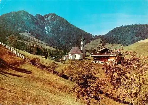 AK / Ansichtskarte  Thierbach_Wildschoenau_Tirol_AT Panorama Kirche