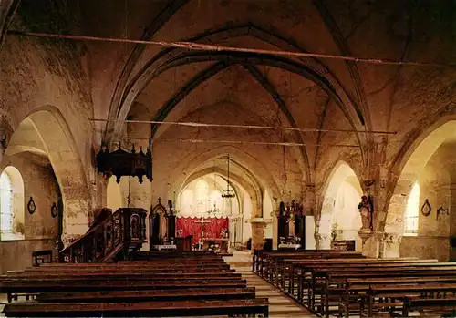 AK / Ansichtskarte  Saint-Cyr-sur-Morin Interieur de l'Eglise