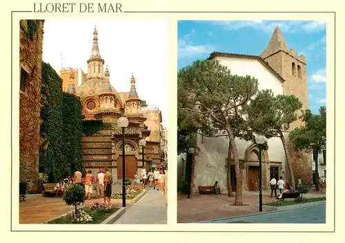 AK / Ansichtskarte 73946376 Lloret_de_Mar Art modernista Catala Art Gotic Esglesia