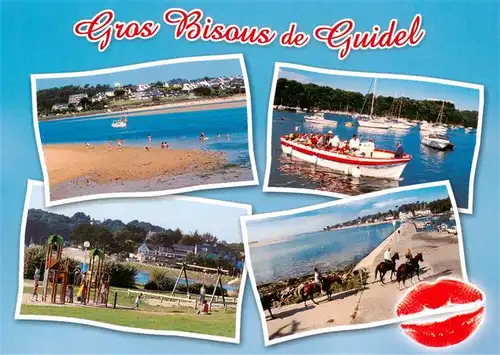 AK / Ansichtskarte  Guidel_56_Morbihan Lembouchure de la Laita le passeur sur le fleuve detente au Bas-Pouldu